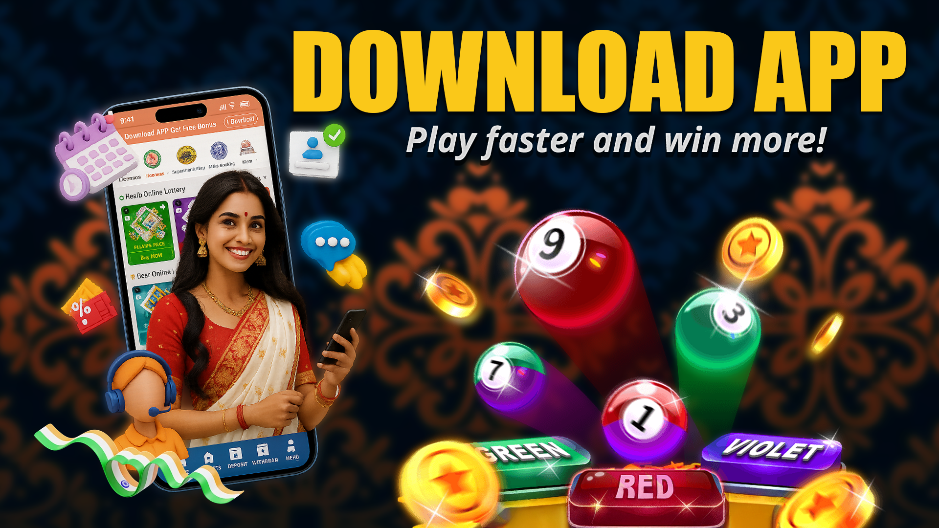 Join MarvelBet to get welcome bonus